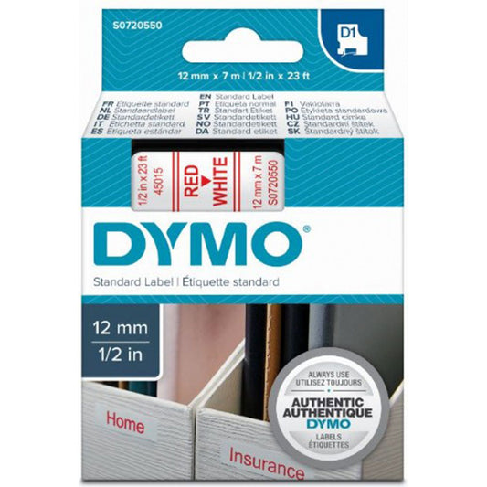 סרט-dx45015-אדום-על-רקע-לבן-dymo