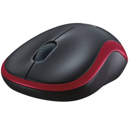 עכבר-אלחוטי-logitech-m185-שחור-אדום