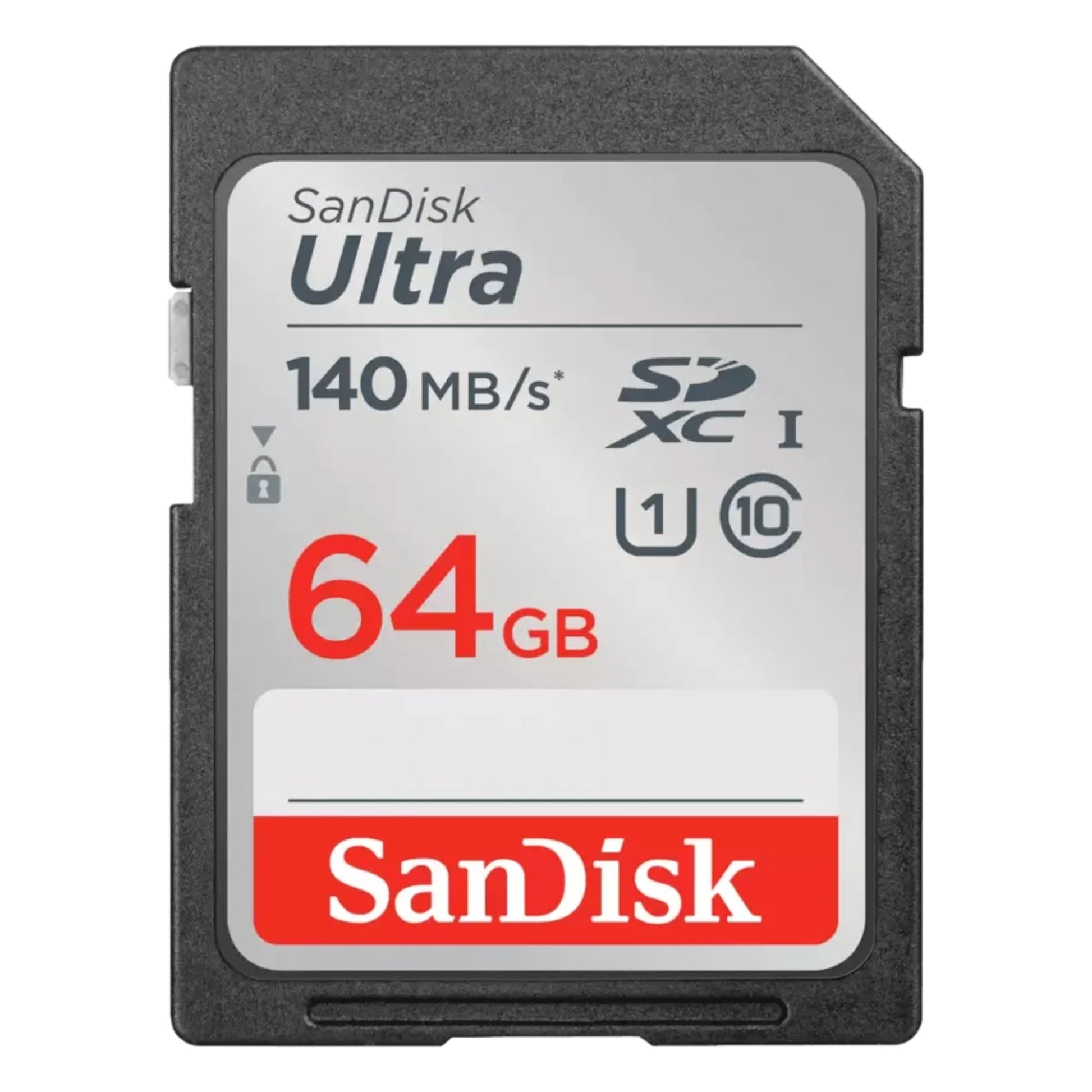 כרטיס SanDisk Ultra 64GB SDXC Memory Card 140MB/s