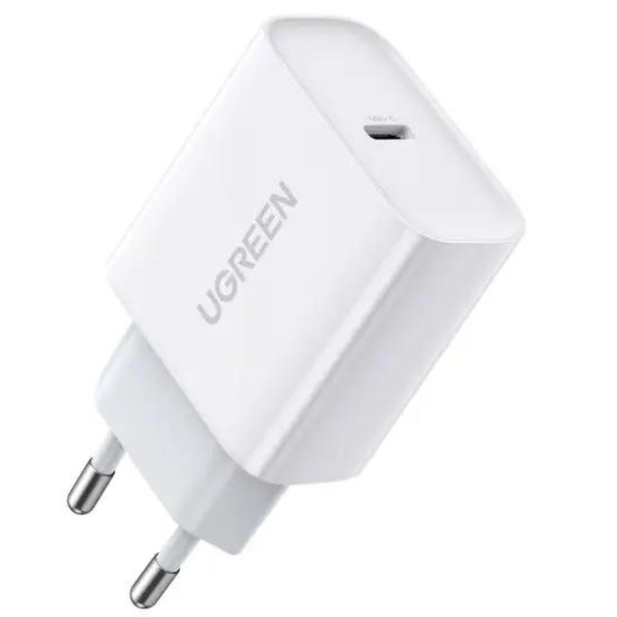 מטען קיר עם טעינה מהירה USB-C PD 20W Ugreen לבן