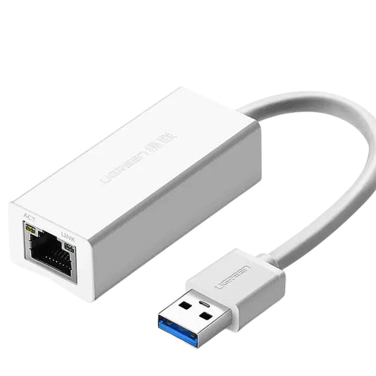 מתאם USB 3.0 Gigabit  לבן