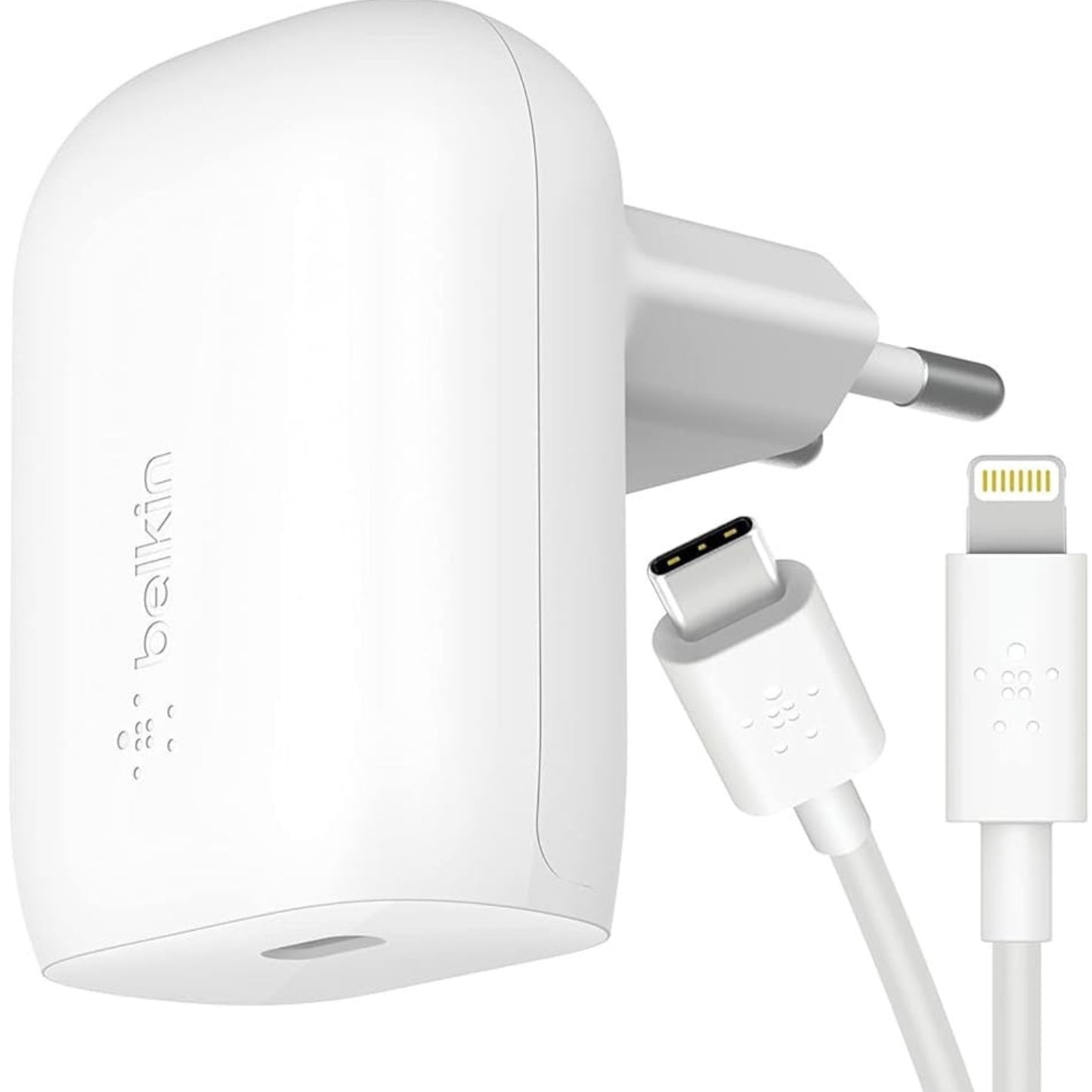 מטען קיר Belkin 30W USB-C PD/PPS Lightning