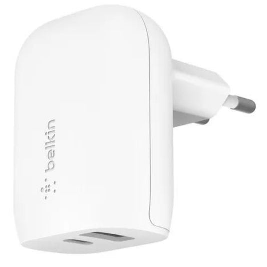 מטען קיר כפול Belkin Boost Charge Wall Charger 32W  לבן