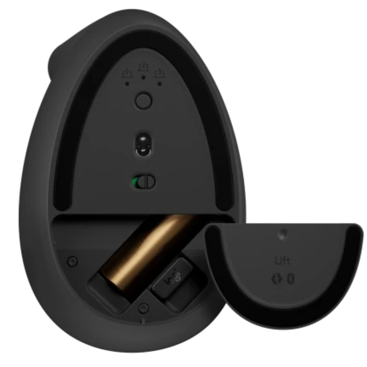 עכבר אלחוטי ארגונומי אנכי לשמאליים Logitech Lift Vertical שחור