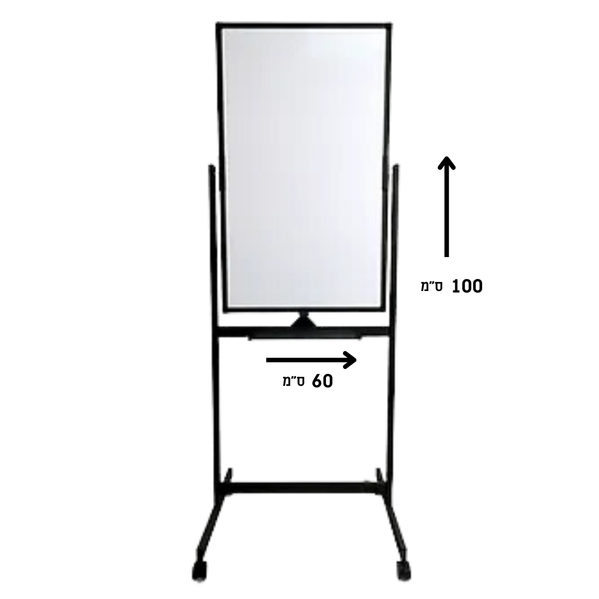 לוח נייד דו"צ 60\100 Slim שחור Bclear