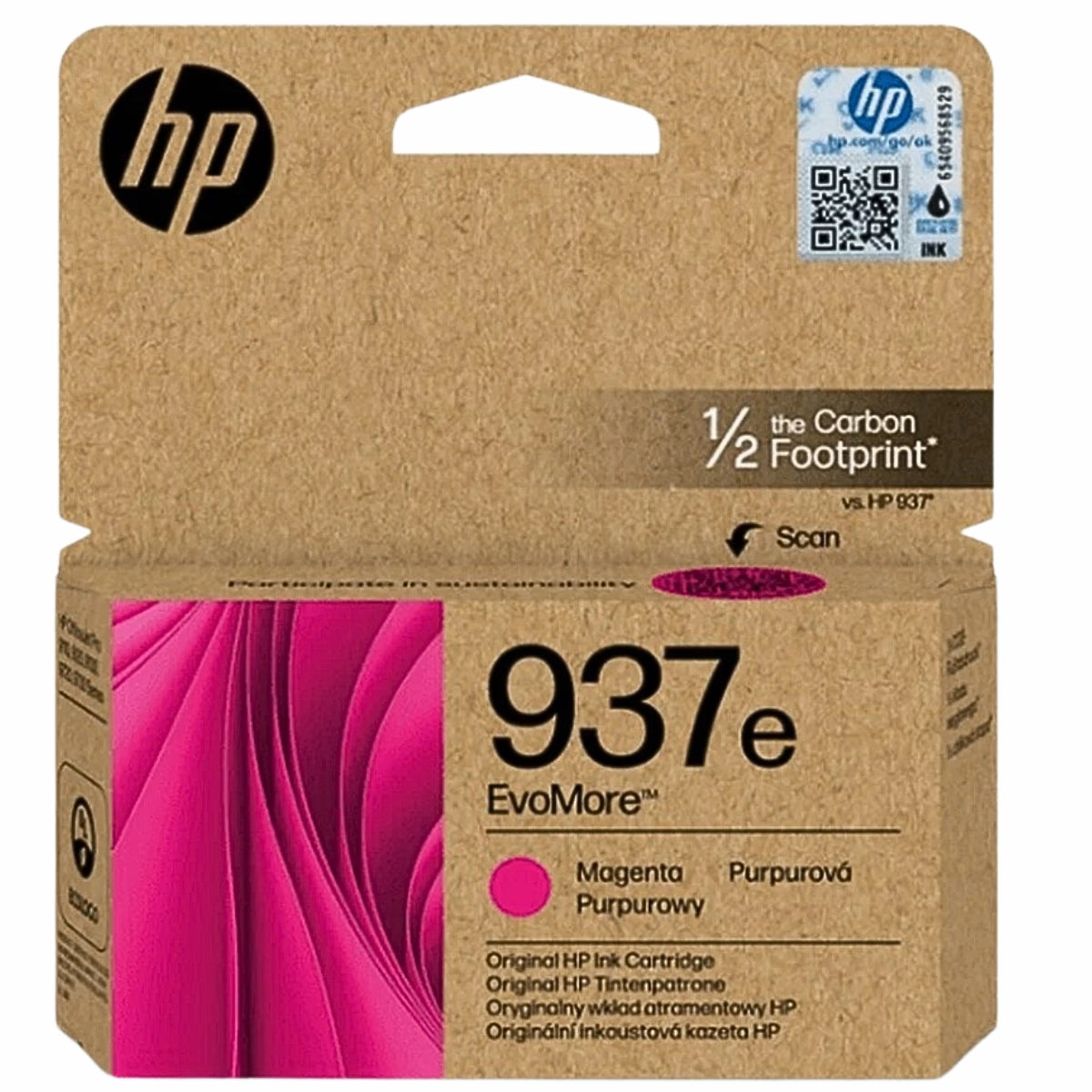 ראש דיו אדום HP 937E XL 4S6W7NE