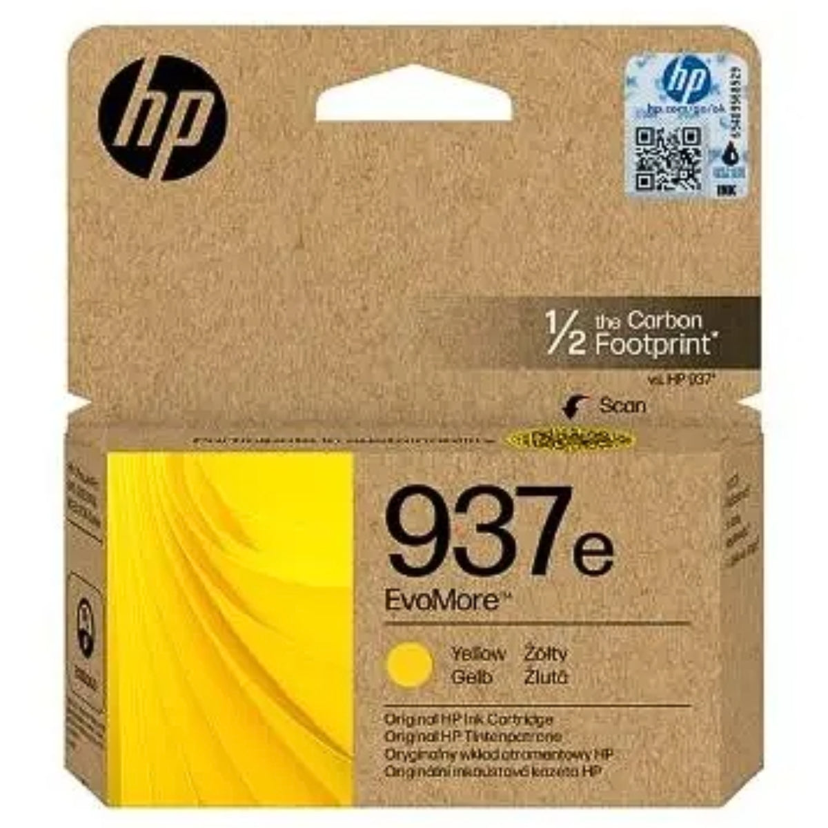 ראש דיו צהוב HP937E XL 4S6W8NE