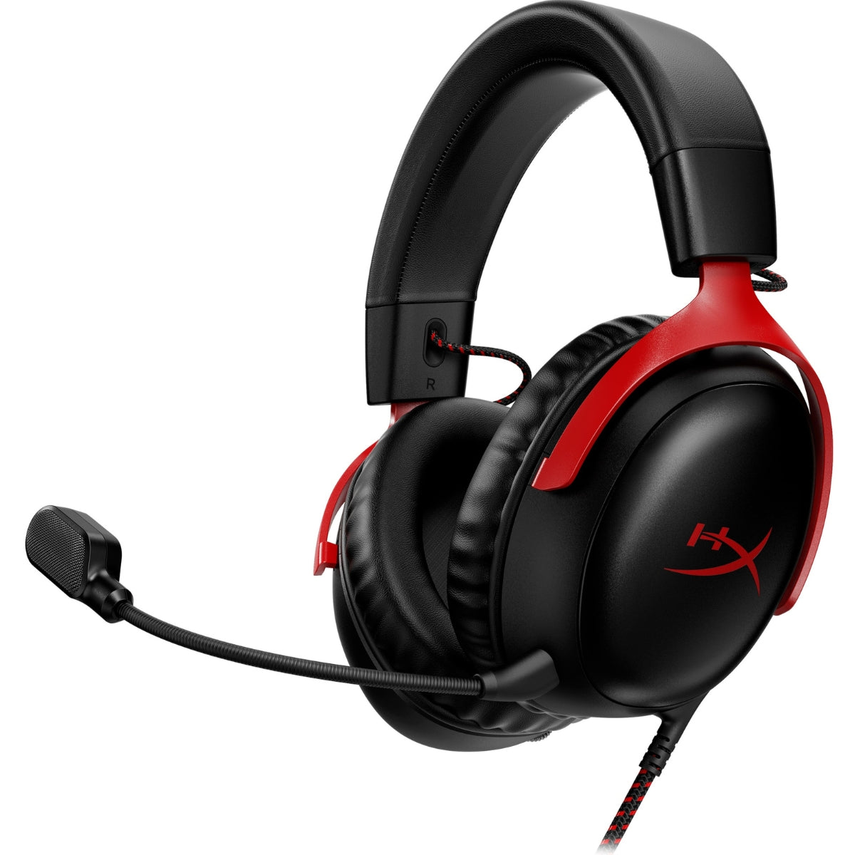 אוזניות גיימינג חוטיות  HyperX Cloud III שחור/אדום_1