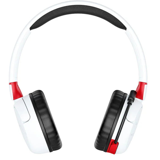 אוזניות גיימינג אלחוטיות  HyperX Cloud Mini לבן - אדום