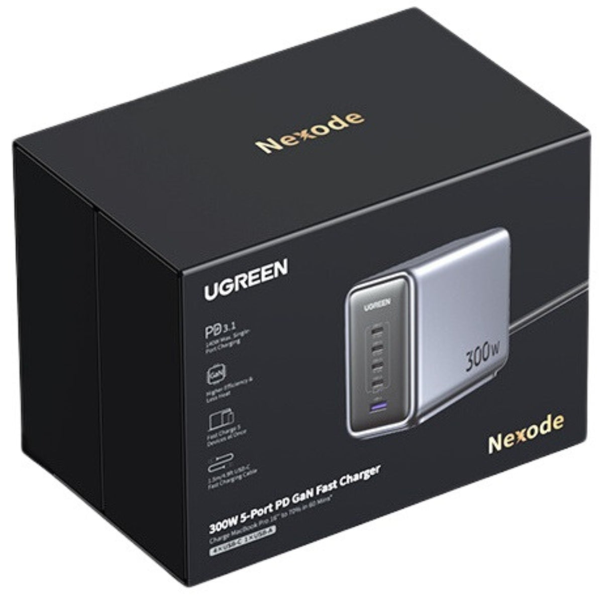 מטען שולחני Ugreen USB-A+4*USB-C 300W_1