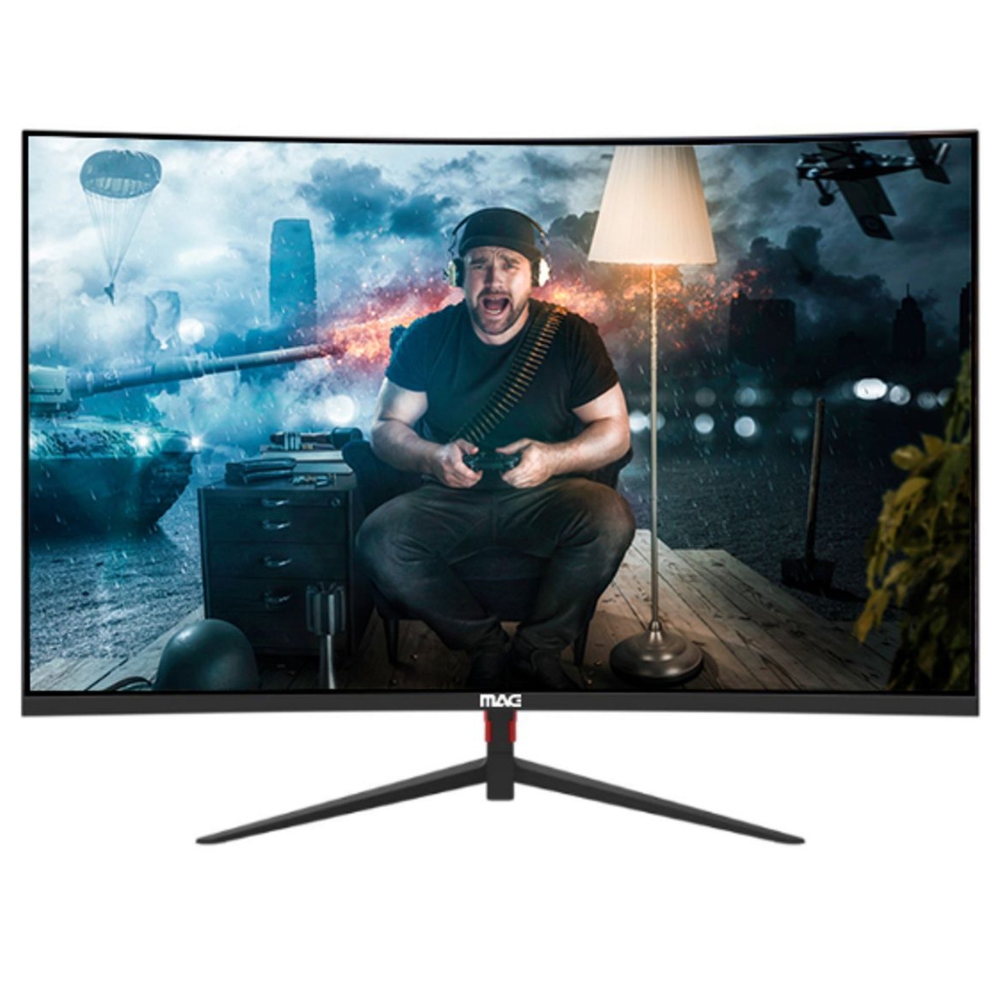 מסך מחשב MAG 27" C27F100Y Curved led Monitor 100HZ