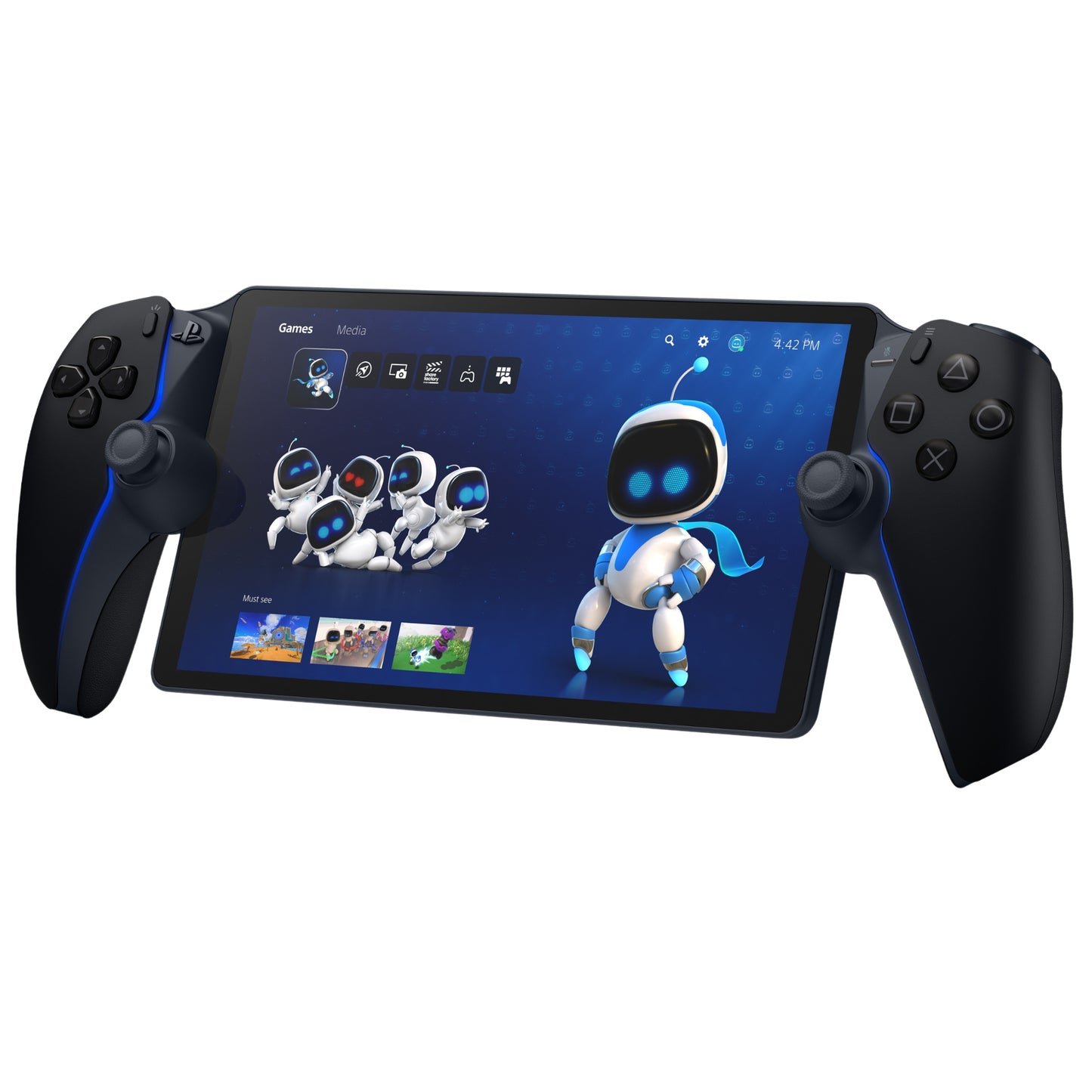 מסך נייד לקונסולת PS Portal-Midnight Black PS5