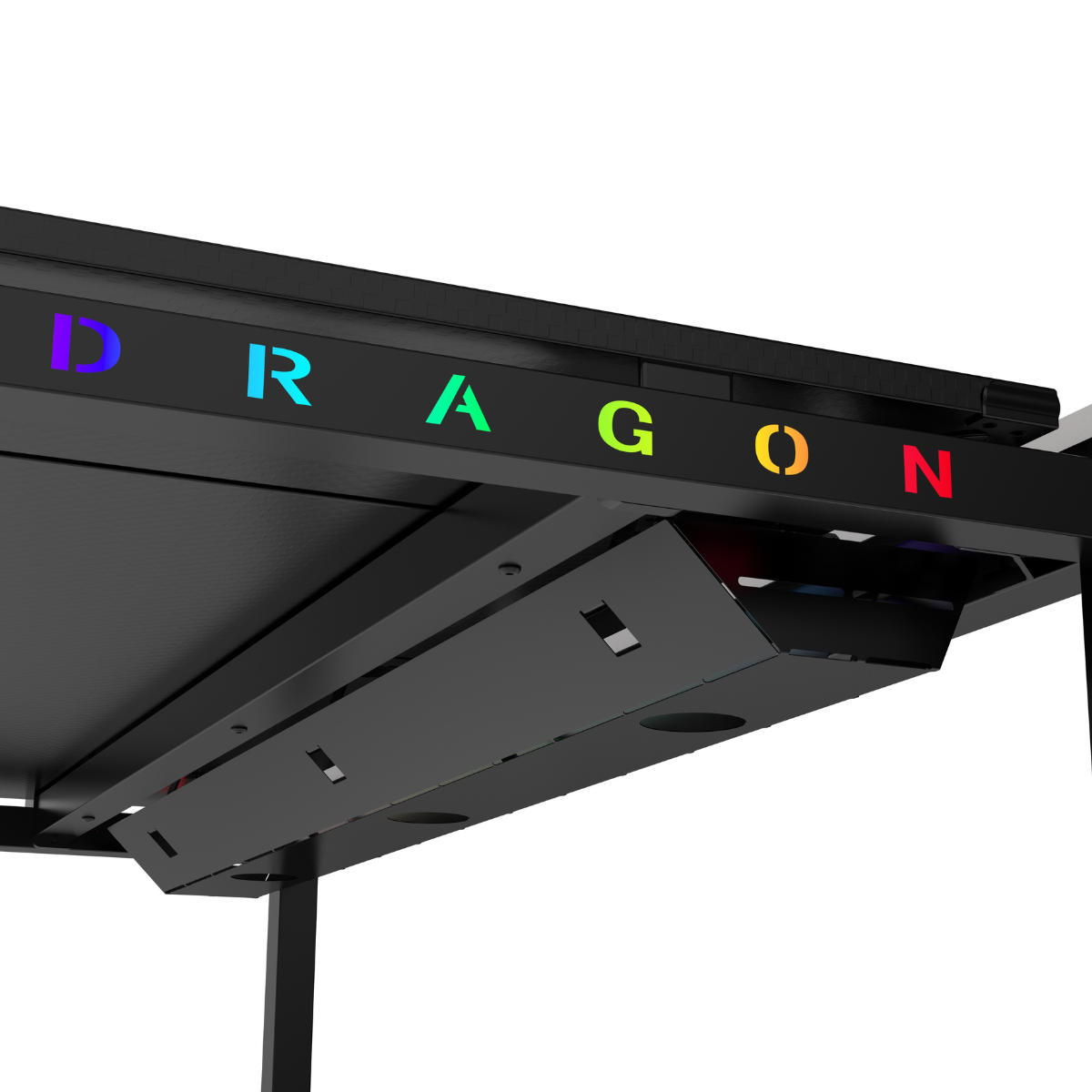 שולחן גיימינג Dragon Magma RGB Dlx שחור