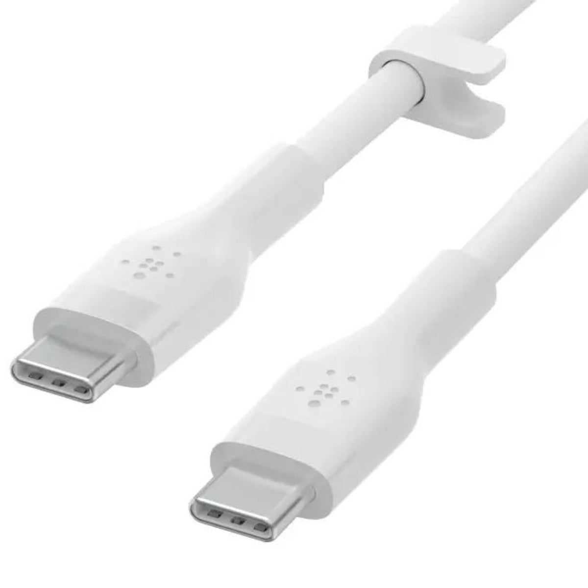 כבל 1 מטר USB-C ל-Belkin USB-C לבן