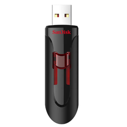 התקן SanDisk Cruzer Glide 3.0 USB Flash Drive Z600 128GB שחור