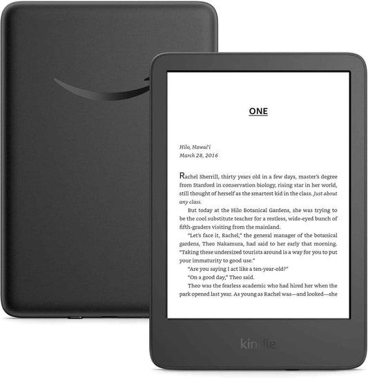 קורא ספרים Amazon – Kindle 2024 11 Gen 6″ USB Type C 16GB Black