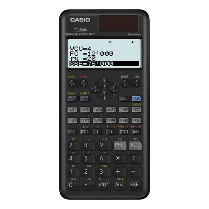 מחשבון מדעי פיננסי Casio FC-200V-2