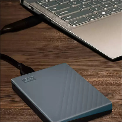 כונן WD USB-C My Passport 4TB אפור