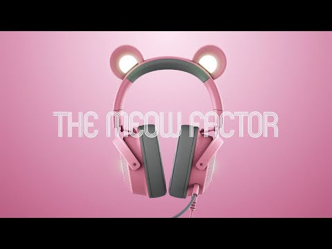 אוזניות גיימינג אלחוטיות  - Razer Kraken Kitty V2 Pro שחור