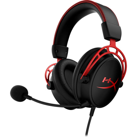 אוזניות גיימינג חוטיות HyperX Cloud Alpha שחור אדום