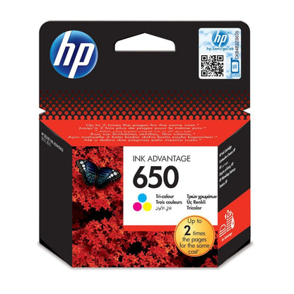 ראש דיו צבעוני HP 650