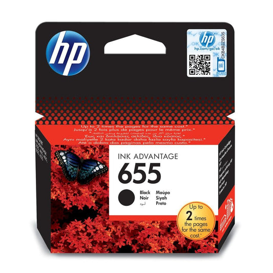 ראש דיו שחור HP 655